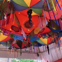 Patio Andaluz - Roof of patio (upside down umbrellas)
