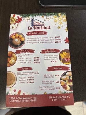 Menu photo 1 La Casa del PanDeBono Orlando, FL Menu photo 1 La Casa del PanDeBono Orlando, FL