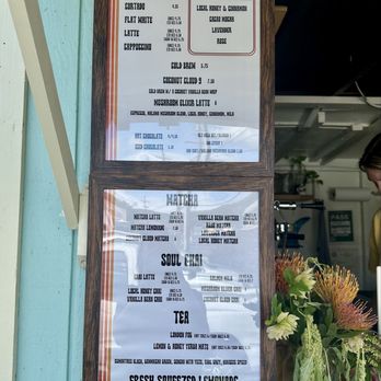 Better Daze - The Better Daze coffee, matcha, soul chai, tea and fresh squeezed lemonade menu. - Coffee & Tea Near Me - Honolulu, Hawaii
