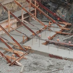 ES Excavation - Basement retaining wall and footings Radnor Township