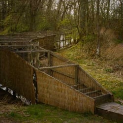 Vogelkoje - Eine Pfeife der Vogelkoje - hier werden die gefangenen Enten gekringelt