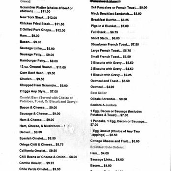 OL' West Cafe - The COVID-19 menu, bring the family at these prices! - Cafes Near Me - Bakersfield, California
