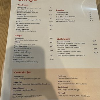 Canje - Menu - Caribbean Near Me - Austin, Texas