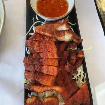 Burma Roots - Crispy Pork Belly - Burmese Near Me - San Jose, California