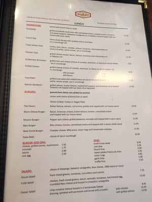 Menu photo 5 Toast Eatery San Francisco, CA Menu photo 5 Toast Eatery San Francisco, CA