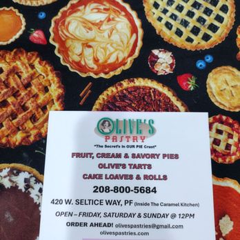 Olive's Pastry & Pies - Bakery info - Bakeries Near Me - Post Falls, Idaho Olive's Pastry & Pies - Bakery info - Bakeries Near Me - Post Falls, Idaho