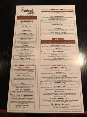 Menu photo 6 Steelhead Bar & Grille Spokane, WA