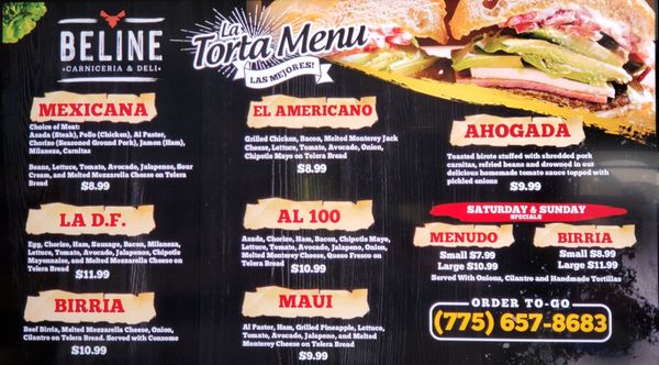 Menu photo 4 Beline Carniceria and Deli Reno, NV Menu photo 4 Beline Carniceria and Deli Reno, NV