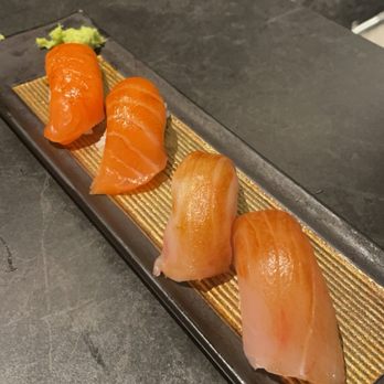 Chubby Cattle - salmon nigiri and yellowtail nigiri - Barbeque Near Me - Monterey Park, California