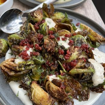 Zaytinya - Crispy Brussels Afelia - Greek Near Me - Washington, DC, District of Columbia Zaytinya - Crispy Brussels Afelia - Greek Near Me - Washington, DC, District of Columbia