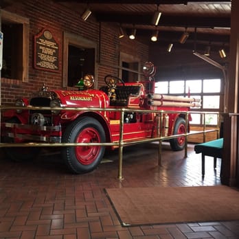 The Firehouse - Fire truck in the entrance. - Barbeque Near Me - Johnson City, Tennessee The Firehouse - Fire truck in the entrance. - Barbeque Near Me - Johnson City, Tennessee