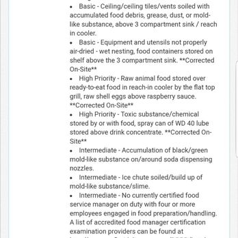 Hungry Bear Sub Shop - Health code violations - Sandwiches Near Me - Miami, Florida