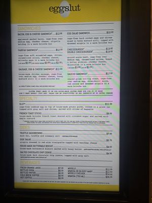 Menu photo 8 Eggslut Las Vegas, NV