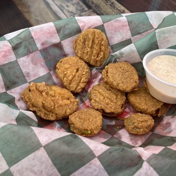 Cabin 61 - Fried pickles and chipotle ranch - Burgers Near Me - White Bear Lake, Minnesota Cabin 61 - Fried pickles and chipotle ranch - Burgers Near Me - White Bear Lake, Minnesota