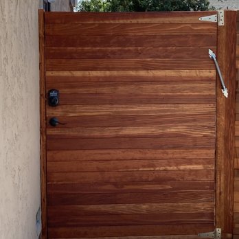 AJM Construction Services - Custom front gate with keypad lock - Fences & Gates Near Me - Fountain Valley, California AJM Construction Services - Custom front gate with keypad lock - Fences & Gates Near Me - Fountain Valley, California
