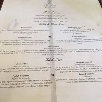 Tea Room - Menu - Desserts Near Me - Miami, Florida Tea Room - Menu - Desserts Near Me - Miami, Florida