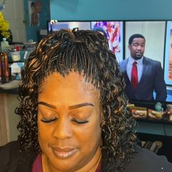 God is Good variety thrift store - Micro braids