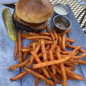 Over The Top Burger Bar - Awesome sweet potato fries and dipping sauces - Burgers Near Me - Buford, Georgia Over The Top Burger Bar - Awesome sweet potato fries and dipping sauces - Burgers Near Me - Buford, Georgia