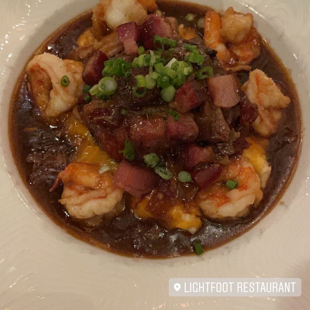 Lightfoot Restaurant - Braised Pork, Shrimp and Grits - American Near Me - Leesburg, Virginia Lightfoot Restaurant - Braised Pork, Shrimp and Grits - American Near Me - Leesburg, Virginia