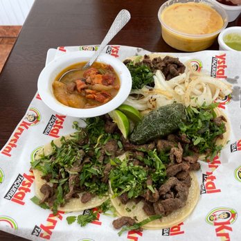 Krystal Taqueria - Mini Tacos and Beans!..Also Queso in this shot! - Mexican Near Me - Pflugerville, Texas Krystal Taqueria - Mini Tacos and Beans!..Also Queso in this shot! - Mexican Near Me - Pflugerville, Texas