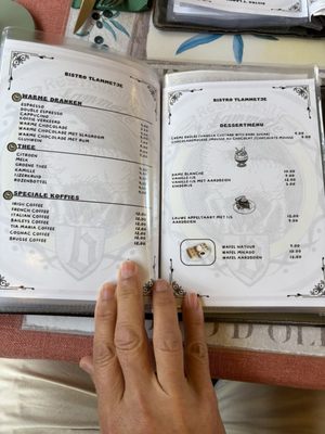 Menu photo 5 't Lammetje Bruges, VWV Menu photo 5 't Lammetje Bruges, VWV