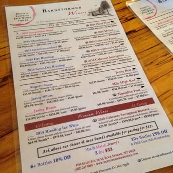 Barnstormer Winery - Wine list - Wineries Near Me - Rock Stream, New York Barnstormer Winery - Wine list - Wineries Near Me - Rock Stream, New York