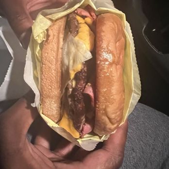 Angry Boy Burger - Burger was fire! Double cheeseburger with pastrami - Breakfast & Brunch Near Me - Los Angeles, California Angry Boy Burger - Burger was fire! Double cheeseburger with pastrami - Breakfast & Brunch Near Me - Los Angeles, California