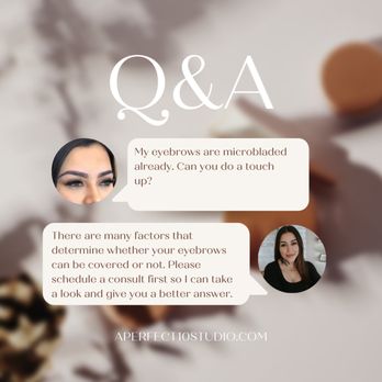 A Perfect 10 - Do you have previously tattooed eyebrows that you'd like corrected? Email us today!

Aperfect10studio@yahoo.com - Eyelash Service Near Me - Thousand Oaks, California
