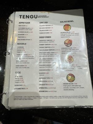 Menu photo 5 Tengu Sushi Seattle, WA