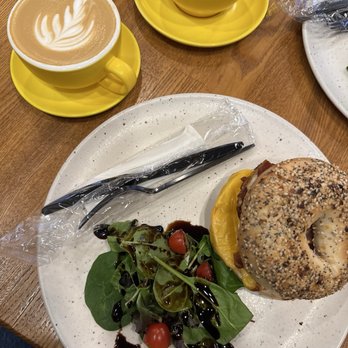 The Bakehouse Chicago - Egg & Cheese Bagel add bacon - Patisserie/Cake Shop Near Me - Chicago, Illinois The Bakehouse Chicago - Egg & Cheese Bagel add bacon - Patisserie/Cake Shop Near Me - Chicago, Illinois