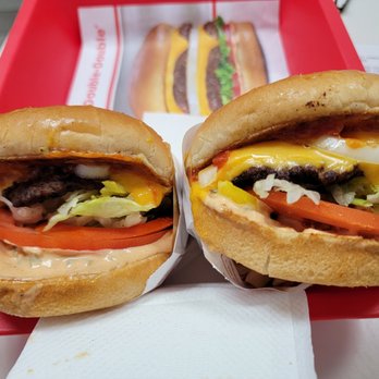In-N-Out Burger - Two Burgers - YUM!! - Fast Food Near Me - Rancho Cucamonga, California In-N-Out Burger - Two Burgers - YUM!! - Fast Food Near Me - Rancho Cucamonga, California