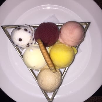 Harvest Table - Beautifully presented homemade gelato and sorbet plate. Kicking myself for not having photographed the others!! - New American Near Me - St Helena, California Harvest Table - Beautifully presented homemade gelato and sorbet plate. Kicking myself for not having photographed the others!! - New American Near Me - St Helena, California