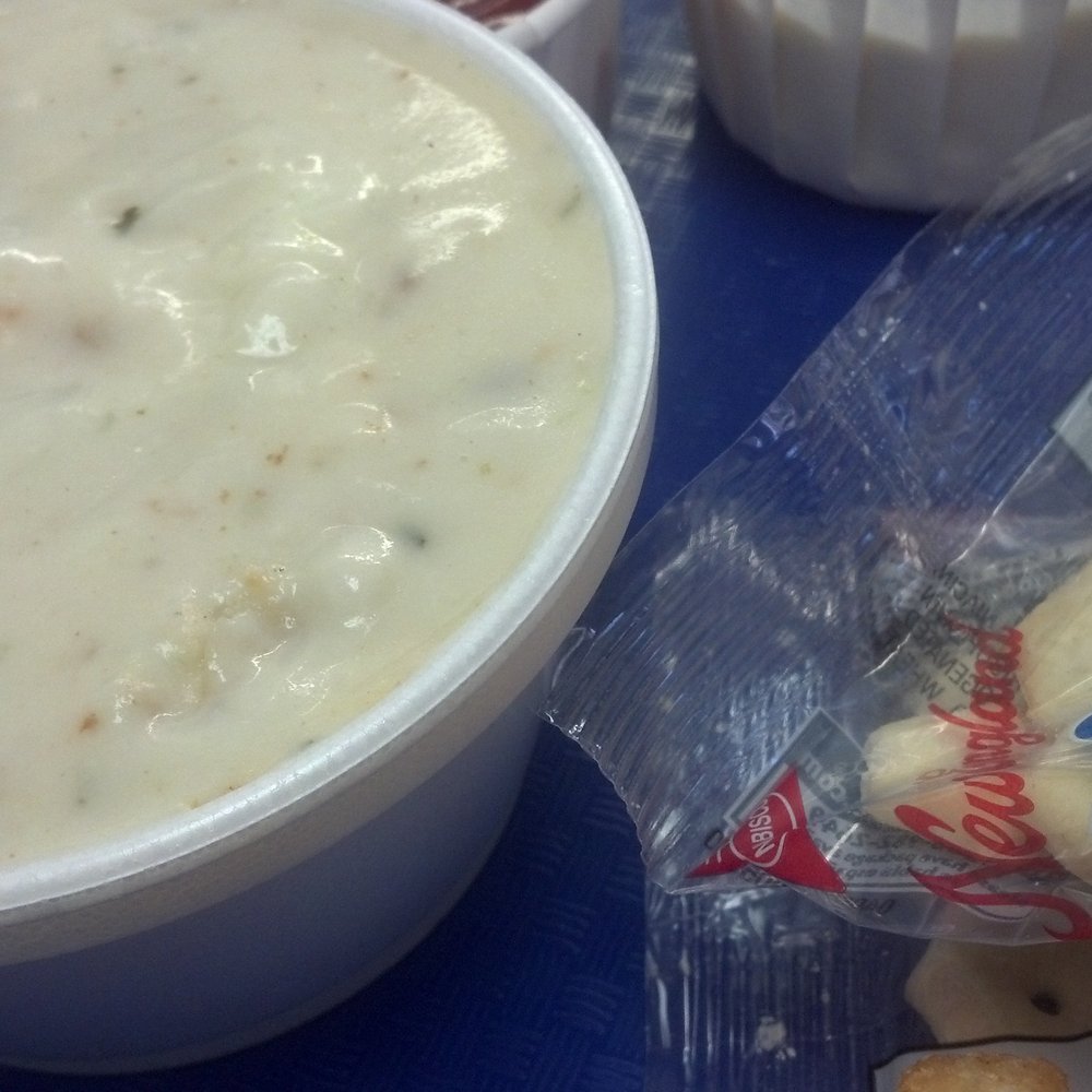 Harbor Fish & Chips - Delicious cup o clam chowdah! - Fish & Chips Near Me - Oceanside, California
