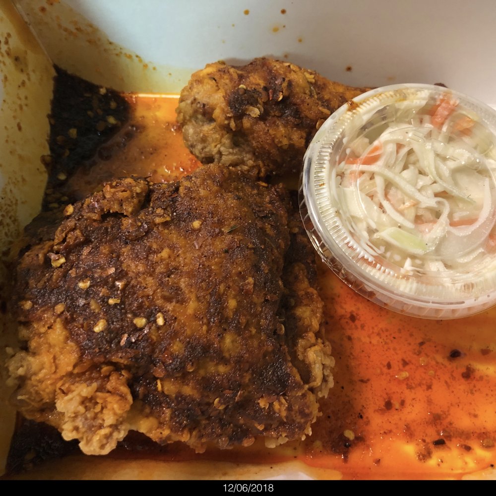 Scratch Fried Chicken - 2 Piece Dark, Nashville Hot - good and hot! - Chicken Wings Near Me - Greensboro, North Carolina Scratch Fried Chicken - 2 Piece Dark, Nashville Hot - good and hot! - Chicken Wings Near Me - Greensboro, North Carolina