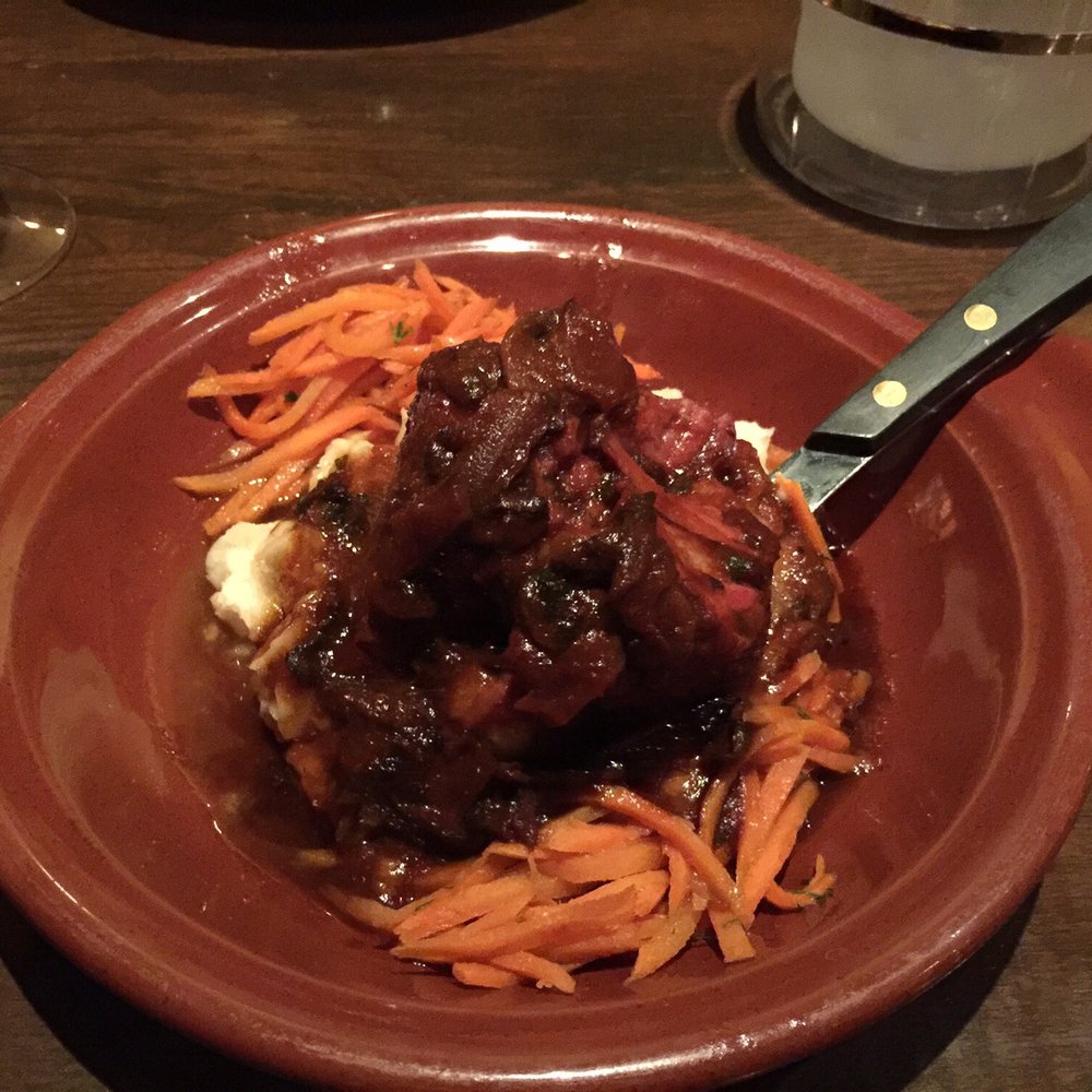 Parkside 23 - Braised Beef Short Ribs with caramelized cracked black pepper mashed potatoes, and honey glazed carrots - New American Near Me - Brookfield, Wisconsin Parkside 23 - Braised Beef Short Ribs with caramelized cracked black pepper mashed potatoes, and honey glazed carrots - New American Near Me - Brookfield, Wisconsin