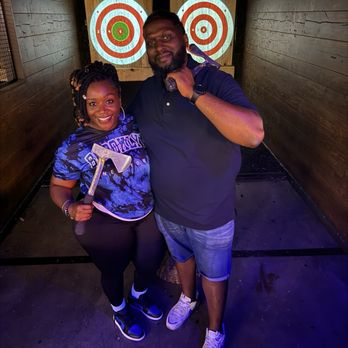 Kick Axe Throwing - This place was really cute! Hubby and I had a date night and had a great time. The employee assisted us and was really fun! - Bars Near Me - Washington, DC, District of Columbia Kick Axe Throwing - This place was really cute! Hubby and I had a date night and had a great time. The employee assisted us and was really fun! - Bars Near Me - Washington, DC, District of Columbia