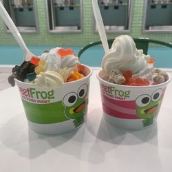sweetFrog Premium Frozen Yogurt - Adult and kid-sized concoctions!