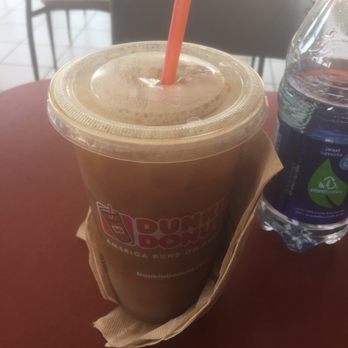 Dunkin' - Medium iced coffee with skim. Much needed after walking 8 miles. Don't worry, I've had lots of water along the way. - Donuts Near Me - Inverness, Florida