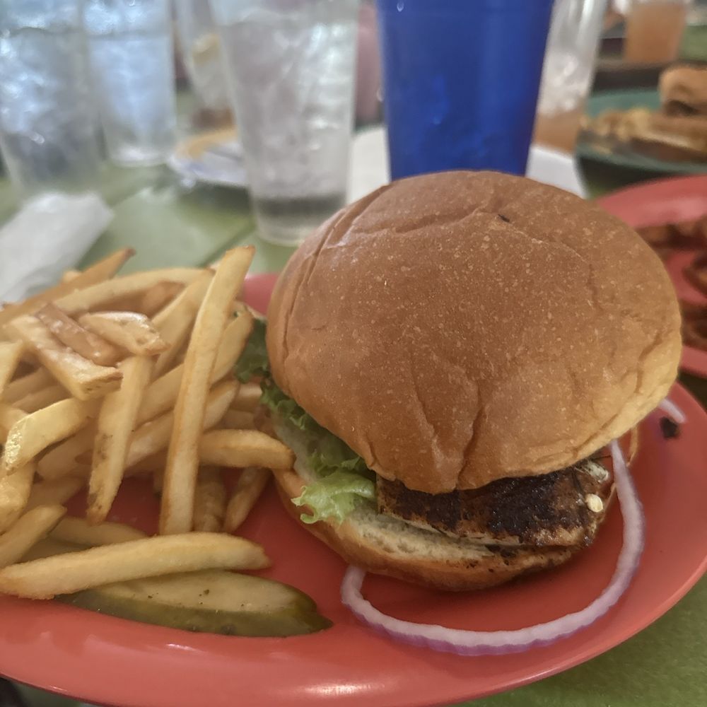 Blackened Mahi Mahi sandwich