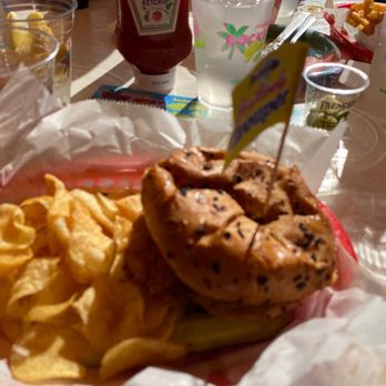 Frenchys Outpost Bar & Grill - Grouper sandwich - Bars Near Me - Dunedin, Florida