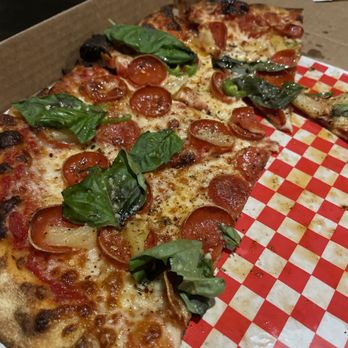 Coldpizza - Pepperoni, pineapple, jalapeno, hot honey and basil - Pizza Near Me - Montebello, California Coldpizza - Pepperoni, pineapple, jalapeno, hot honey and basil - Pizza Near Me - Montebello, California