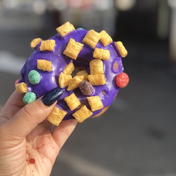 Bakers Donuts - Ube with Captain Crunch - Donuts Near Me - Sacramento, California