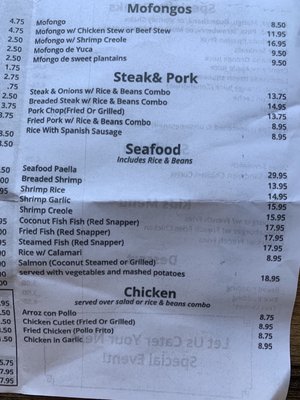 Menu photo 4 San Juan Restaurant New City, NY
