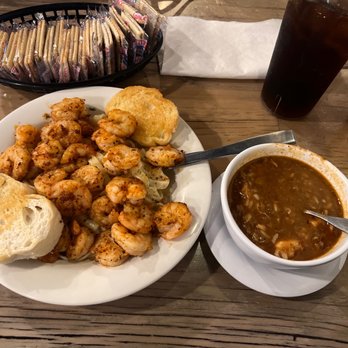 Kravers Seafood Mobile - Shrimp Alfredo with a cup of gumbo! - Seafood Near Me - Mobile, Alabama Kravers Seafood Mobile - Shrimp Alfredo with a cup of gumbo! - Seafood Near Me - Mobile, Alabama