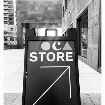 The Moca Store - Street board sign. - Museums Near Me - Los Angeles, California The Moca Store - Street board sign. - Museums Near Me - Los Angeles, California