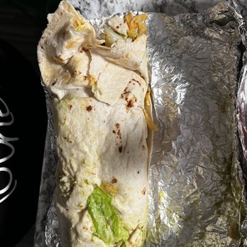 QDOBA Mexican Eats - This is prior to being unrolled, barely fit in the foil even - Mexican Near Me - St. Charles, Missouri QDOBA Mexican Eats - This is prior to being unrolled, barely fit in the foil even - Mexican Near Me - St. Charles, Missouri