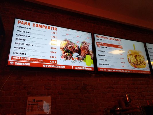 Menu photo 3 BacON Madrid, M