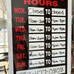 SK Pho - Hours