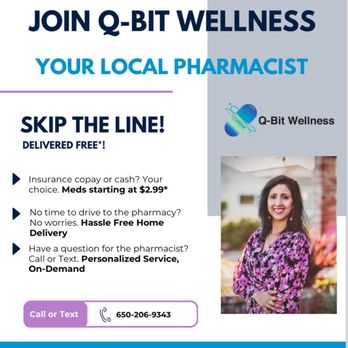 Q-Bit Wellness - Pharmacy Near Me - Sunnyvale, California