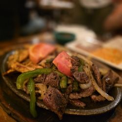 Cancun Grill - Steak and Chicken fajitas for two